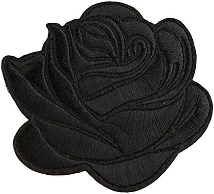 Shineweb везени закрпи, железо од роза на значка на лепенка за украсување цветна торба капа Апликација DIY облека Додаток за облека
