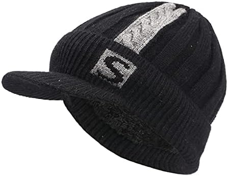 Менхонг задебелен пети капа во волнена спортска капа пуловер топла капа плетена капа Бејзбол капа за бејзбол капа од праска
