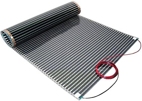 Suntouch 8006Gry40-ST Heatmatrix Неизградувачки мембрана за мембрана за системи за греење на топла, 40 квадратни. Ft, сива