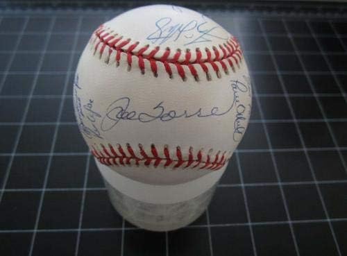 Тимот на Јанкис во 1998 година потпиша автограмиран бејзбол Дерек etетер Маријано Ривера Штајнер - Автограм Бејзбол