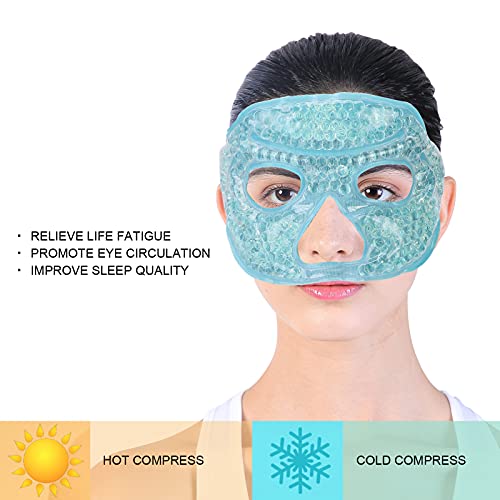 Удобно пакување за ладење на очите за ладење на лицето Трајлив гел ладен компресиран пакет за лице за намалување на отокот