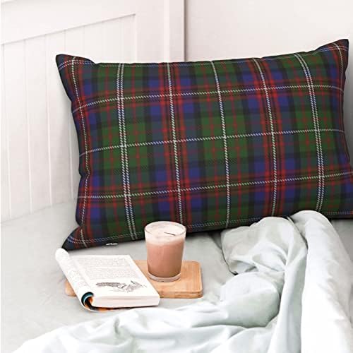 Jicrrt hargis клан тартан карирани перници за кревет страни и врти хипоалергични перници