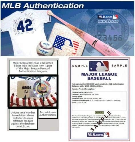 Играта Кајл Кендрик користеше бејзбол 6/30/13 - погодена од Pitch Fife Phillies EK325671 - MLB автограмирана игра користена бази