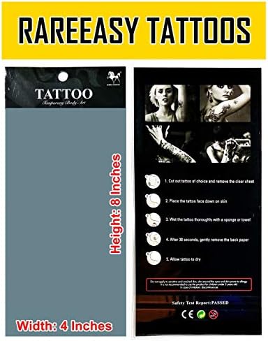 Тетоважи 2 Листови Црни Ѕвезди Привремени Тетоважи Налепници Лажни Тело Рака Градите Рамо Тетоважи За Тинејџери Мажи Жени