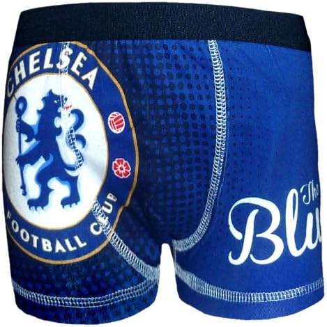 Фудбалски клуб Челси Официјален фудбалски подарок 2 пакет момчиња боксерски шорцеви сини