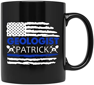 Подароци за геологија за геолог, кригла кафе и карпи, персонализирани чаши за научници за карпи, обичајно име геолог за кафе