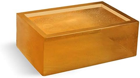 Избор на занаетчиски занаети 2 lb. Блокирајте премија мед але топење и истурете база на сапун, килибар