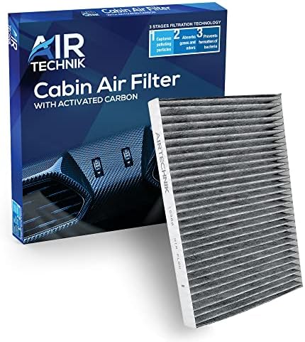 AirTechnik CF10368 Кабински филтер за воздух w/активиран јаглерод | За избрани возила Audi S6, S4, RS6, RS4, Allroad Quattro, A6 Quattro, A6,