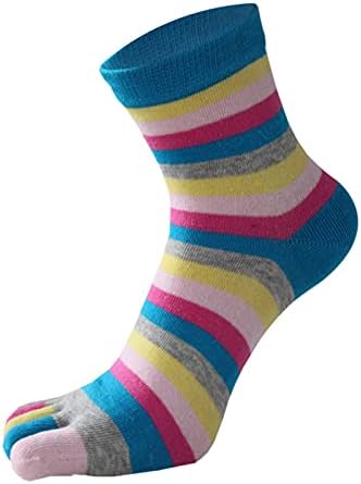 Womenените зимски чорапи, женски модни модни виножитни чорапи, дишејќи од пет пети чорап, средни чорапи за дома