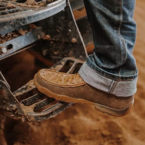 Извиткана Х Машка Hooey Loper - Slip -on или чипка за вртење на чевли за мажите - дизајнирани со мешано лушпа од ориз и издржлив