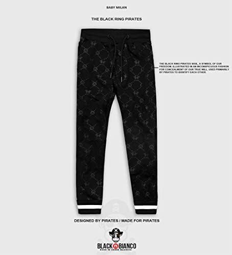 Black N Bianco момчиња џемпери панталони со џогер претставени од капетанот Бебе Милан