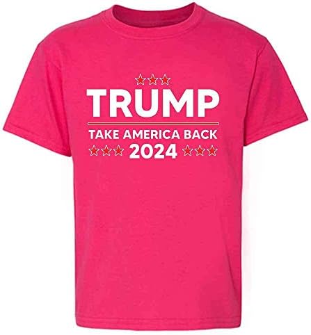 Поп нишки Доналд Трамп 2024 година, земи Америка назад Мага бебе дете дете Девојче момче маица