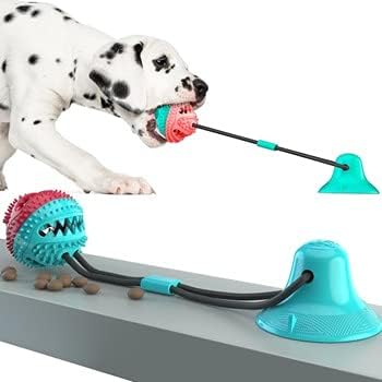 Трансвори Куче Џвакање Играчки За Агресивни Џвакачи-Вшмукување Чаша Интерактивни Кучиња Играчка За Чистење На Заби За Миленичиња, Обука, Убие