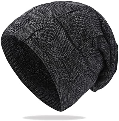 Манжетна плетена капа, класичен мек плетено глуварче, печатено патување на отворено зимско зимско пешачење капа