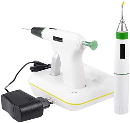 Гута Перча систем за оптоварување со пенкало и пиштол за озборување бел 2-во-1 ЛЦД-дисплеј