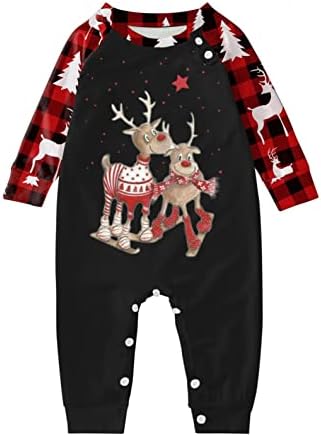 Семејно пижама постави Божиќни пижами Проверете ја пижамата за печатење постави тато Божиќни семејни пижами што одговараат на комплети