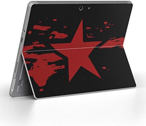 Декларална капа на Igsticker за Microsoft Surface Go/Go 2 Ултра тенки заштитнички налепници за тело на налепници 010866 Starвездени црни црвени