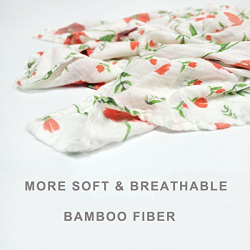 Muslin Swaddle Claints Бебе шлакани обвивки кои примаат ќебиња за новороденчиња -бамбо -памук, 4 'x 4' -2 слоја, 170g, 6oz, 0-36mons
