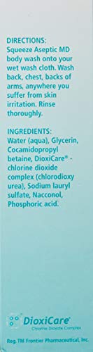 Асептично миење на телото на д-р, ексклузивна формула CLO2, нежна, хипоалергична, без мирис, за сите типови кожа, дерматологот-реком-препорачан