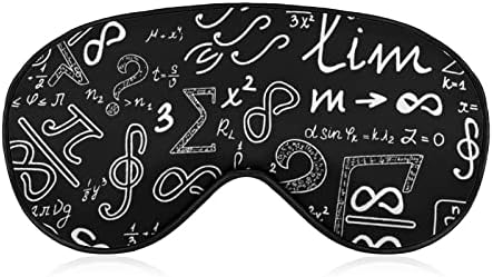 Математичко образование Печатете ја маската за очи за очи за спиење Масло за спиење со прилагодлива лента за работа за смена за спиење