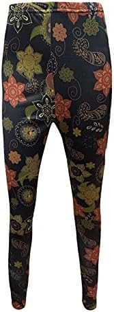 Јога панталони за жени модни панталони за жени хеланки со висока фитнес на половината за печатење еластични јога панталони