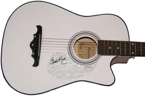 Карол Кинг потпиша автограм со целосна големина Акустична гитара со PSA/DNA PSA COA - Легендарен текстописец на пејачот, писател