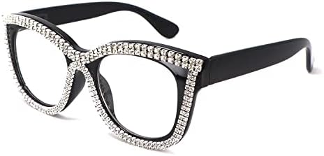 Fuprecious очила за читање за жени со преголема работа со сина светлина за блокирање на сина светлина
