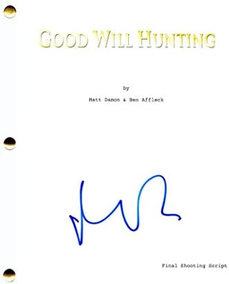 Мет Дејмон потпиша автограм Добра волја на лов на целосна филмска скрипта - asonејсон Бурн, надмоќ, ултиматум, наследство, идентитет