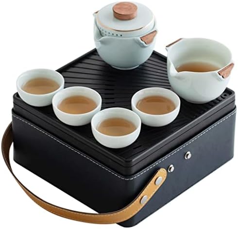 RBHGG патнички чај сет преносен чај сет Брза чаша отворено керамички тенџере четири чаши канцеларија сет