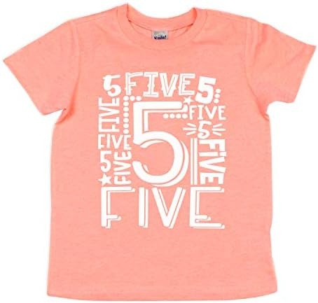 Подарок за маица од ананас од палачинка 5-ти роденден, момче Петти роденденска забава за маица