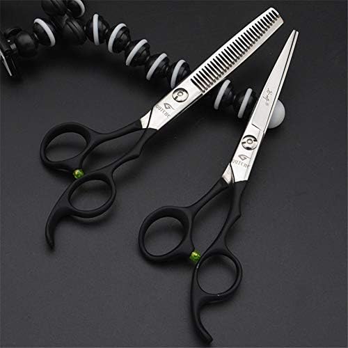Фризери за ножици поставени 6,0 инчи јапонски бербер ножици од не'рѓосувачки челик за слабеење на ножици