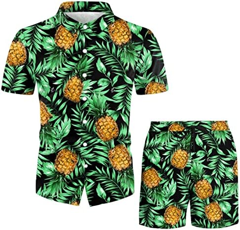 Машка кошула и кратки комплети за машка маица од 2 парчиња сетови за потта за момчиња за момчиња од 2 парчиња облека за постелнина