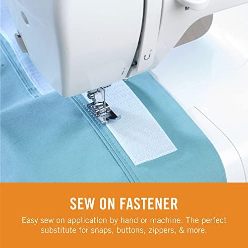 Бренд Velcro Sew на ткаенината-супституција за копчиња за Snaps или Zippers-alterations и hemming-15ft најголемиот дел од куката и прицврстувачот
