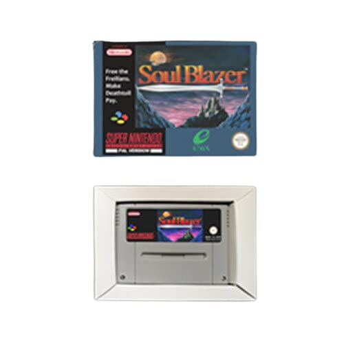 Samrad Soul Blazer - Eur верзија RPG Game Battery Battery Заштедете со кутија за малопродажба