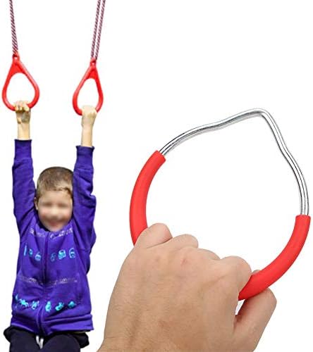 Plplaaoo Детска гимнастичка ringsвони деца летачки салата прстени Повлечете прстен за спортска игра на отворено затворено фитнес