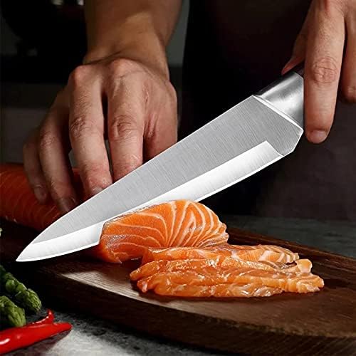 Гонд фалсификуван нож за нож за нож од не'рѓосувачки челик, нож за нож за готвење со нож за готвење нож за кујнски кујнски кујнски нож