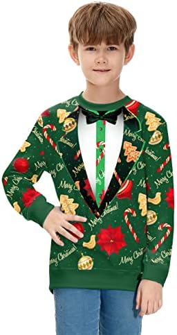 Божиќна грда џемпер на Besserbay Kids Bristry Sweatshirt Bestever Beste Graight 4-14 години