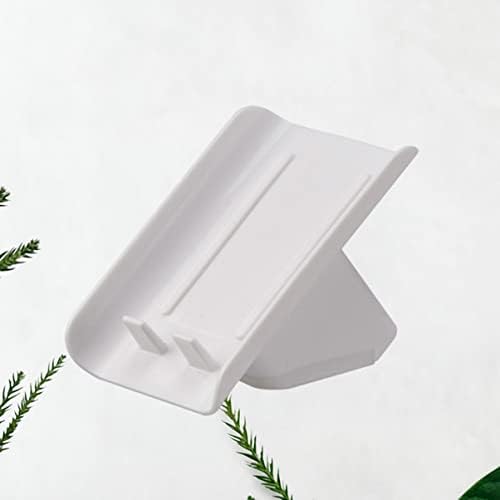 Зеродеко 2 парчиња пластична навалување облик сапун кутија бања Едноставна сапуница за сапун држач за сапун за сушење алатки за сушење