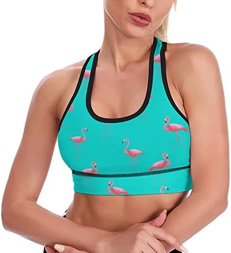 Јенски фламинго ребрести тренингот јога поставува 2 парчиња облеки Беспрекорна теретана за теретани со високи половини за јога шорцеви со