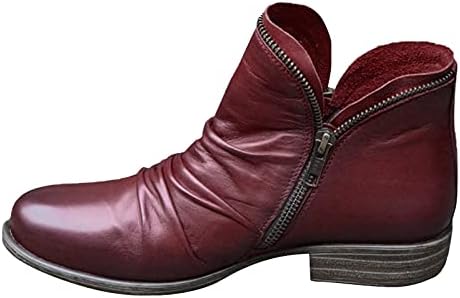 Shije женски зимски и есенски чизми за борбени чизми патент без лизгање глуждот чизми на отворено водоотпорно пешачење платформа за одење