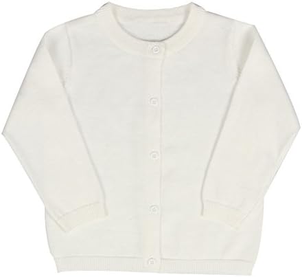 Бебе момчиња девојчиња со копче од кардиган, памук плетен џемпер 1-5T дете