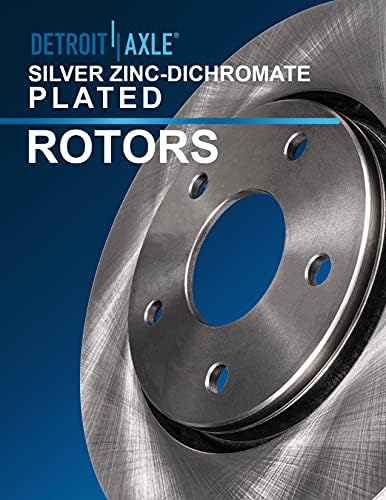 Детроитска оска-Замена на роторите на сопирачките на предните и задните диск на сопирачките за 2005-2013 година Mazda 3-8PC сет