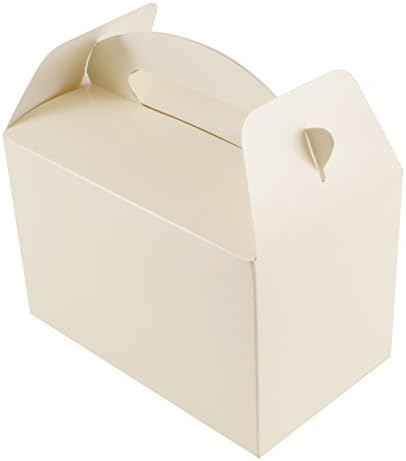 Кутија за забави на Оактри, хартија, слонова коска, 24,6 x 20,3 x 1,8 см