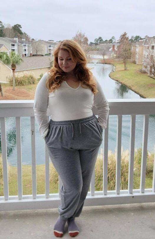 Cootry плус големина џемпери за жени лабава еластична половината за влечење џогери за тренингот дневни панталони со џебови