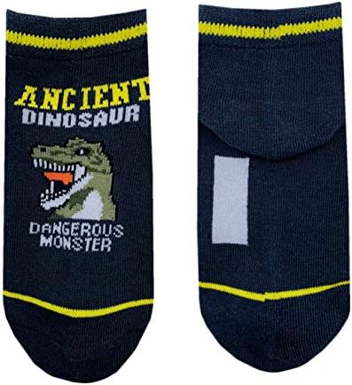 Момци чорапи диносаурус екипаж чорап деца младински памучни чорапи 10 пар пакувања