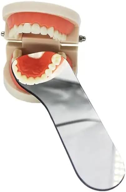 Тептоарх 5 парчиња фотографија од стоматолошка огледало Двострана рефлектор Огледала Ортодонтски алатки стакло материјал