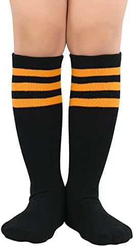 Дурио Детски Фудбалски Чорапи Меки Памучни Мали Фудбалски Чорапи За Момчиња И Девојчиња Чорапи Со Високи Спортски Цевки На Коленото