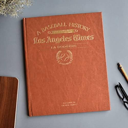 Подароци Со потпис Персонализирана Книга За Историја На Бејзбол-Подарок За Љубители На Спортот-Историја На Голема Лига Раскажана Преку