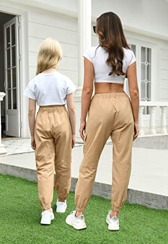 Обични панталони за џогерски панталони за девојчиња и жени, 6 години - жени 3XL