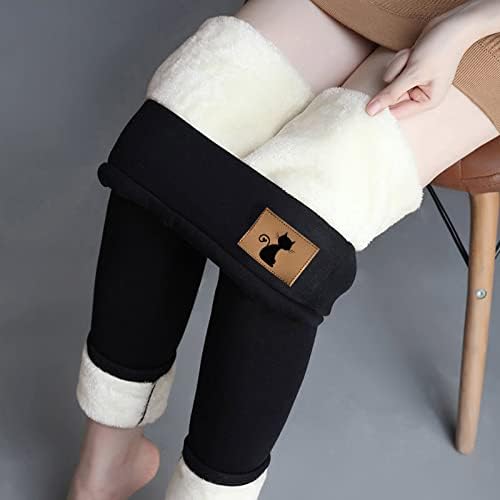 Зимски хеланки на Озммјан за жени обични дами хеланки со високи половини чуваат топло тенок вклопуваат долги панталони
